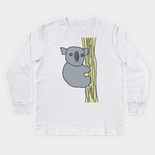 Kawaii Style Koala Kids Long Sleeve T-Shirt